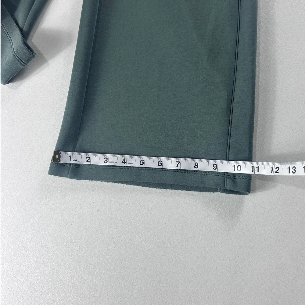 Member's Mark Womens Sandwash‎ Wide Leg Pant Sage Green Large Relaxed Athleisure